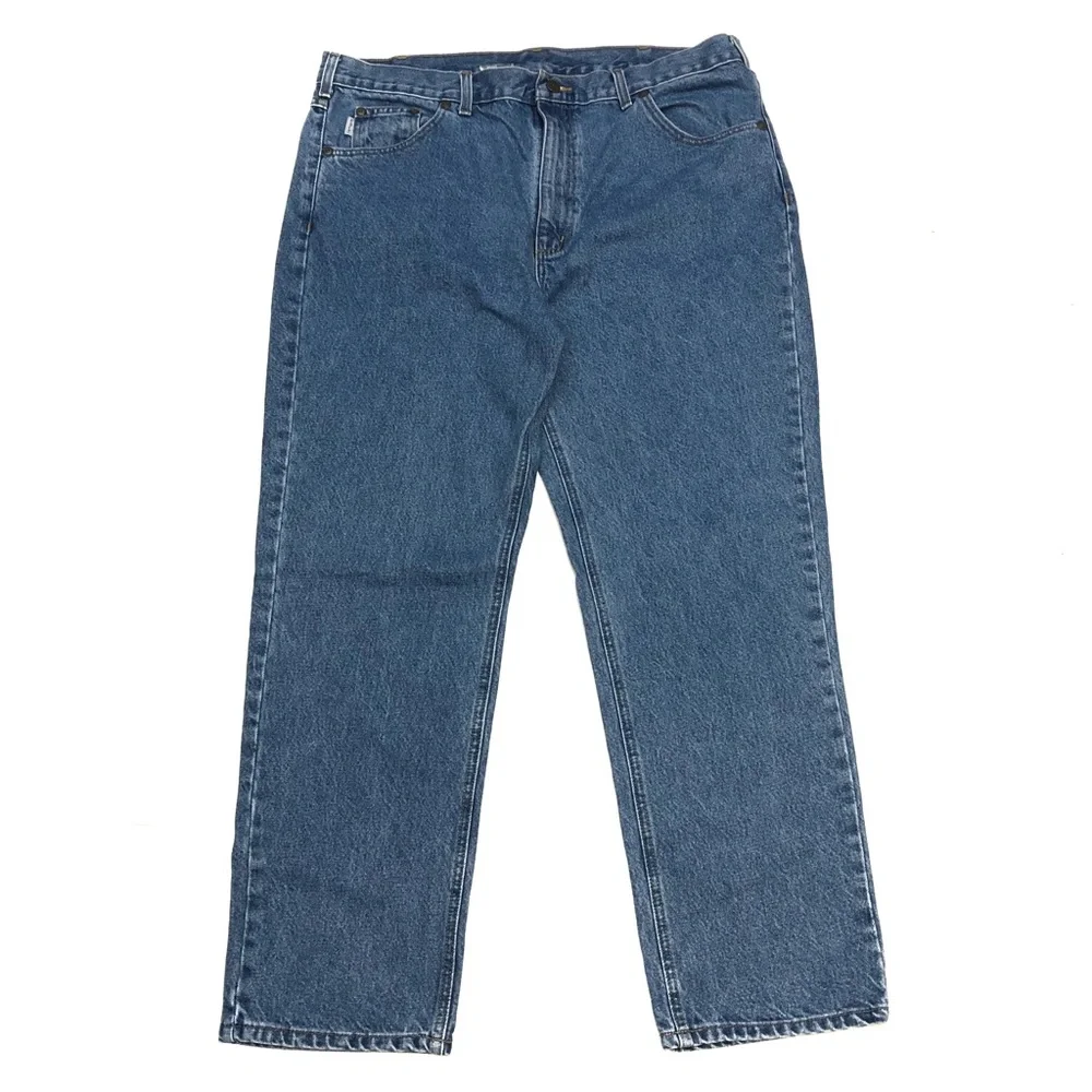 Carhartt 40x30 Straight Fit Heavyweight 5-Pocket Tapered Jean Mens